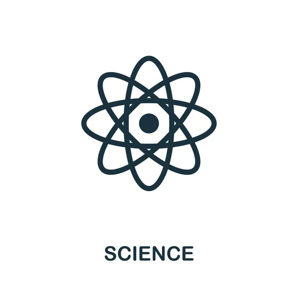 Символ научной иконы. Творческий знак из коллекции биотехнологических икон. Иконка науки для компьютера и мобильного телефона — стоковое фото