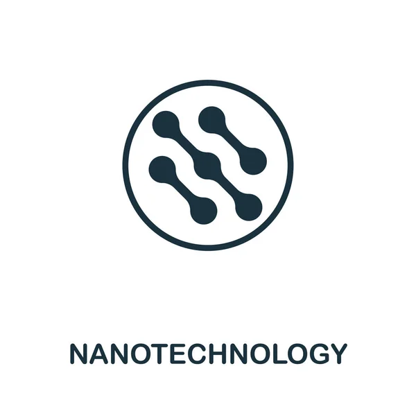 Nanotechnology icon symbol. Creative sign from biotechnology icons collection. Filled flat Nanotechnology icon for computer and mobile — Stock Photo, Image