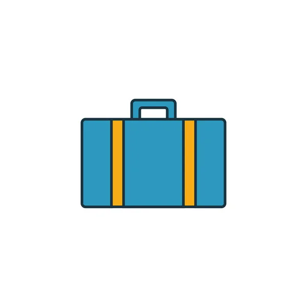 Baggage icon. Outline filled creative elemet from airport icons collection. Premium baggage icon for ui, ux, apps, software and infographics — 스톡 벡터