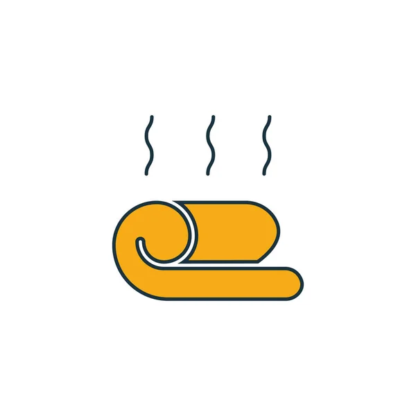 Towel icon. Outline filled creative elemet from barber shop icons collection. Premium towel icon for ui, ux, apps, software and infographics — 스톡 벡터