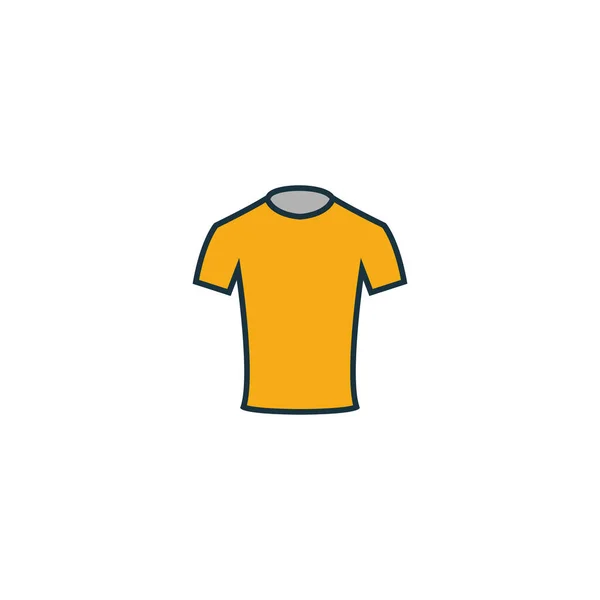 Ícone de t-shirt. Pixel perfeito. Usando para web design, aplicativos, software, impressão. Design de ícone de camiseta da coleção de roupas . — Vetor de Stock