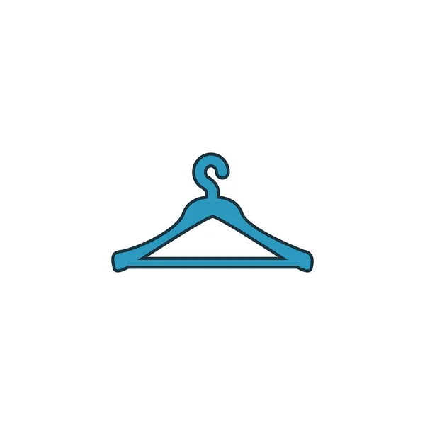 Icona del gancio. Pixel perfetto. Utilizzando per il web design, applicazioni, software, stampa. Appendiabiti icona di design dalla collezione di vestiti . — Vettoriale Stock