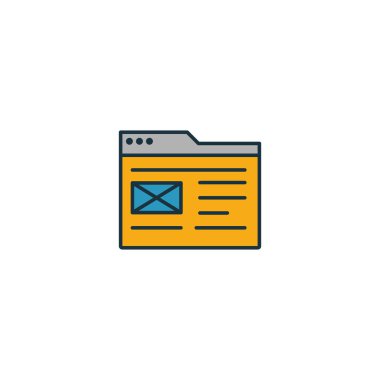 Kablo çerçeve simgesi ayarlandı. Dizayn ui ve ux simgeleri koleksiyonundan farklı stillerde dört element. Yaratıcı kablo simgeleri doldurulmuş, ana hatlar, renkli ve düz semboller