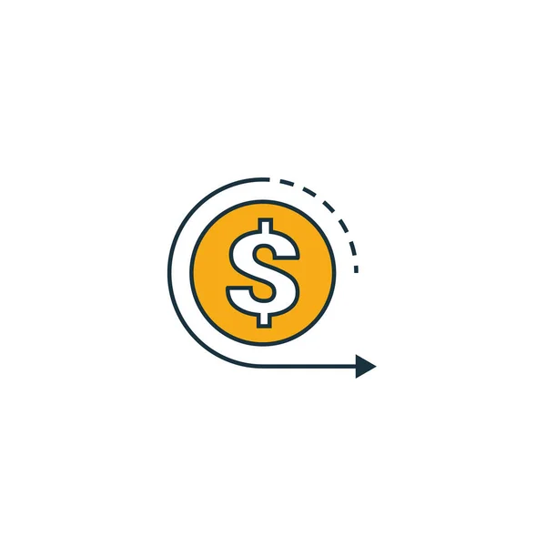 Future Of Money icoon ingesteld. Vier elementen in verschillende stijlen uit de fintech iconen collectie. Creatieve toekomst van geld pictogrammen gevuld, omtrek, gekleurde en platte symbolen — Stockvector
