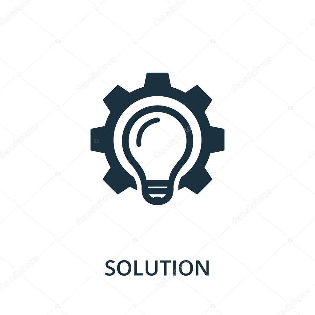 Personal Solution icon from reputation management collection. Simple line element Personal Solution symbol for templates, web design and infographics