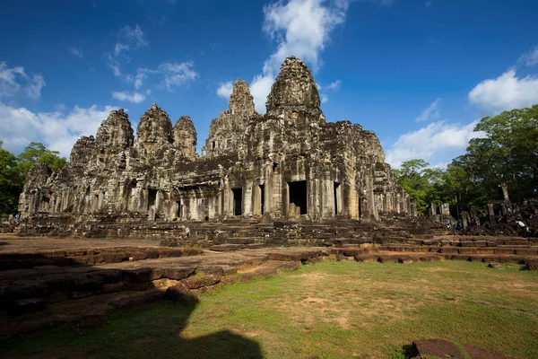 Templo Bayon Templos Angkor Camboja — Fotografia de Stock