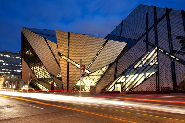 Toronto August Royal Ontario Museum Night August 2015 Toronto Canada Stock Picture