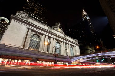 Pershing Meydanı alacakaranlıkta, New York City Grand Central