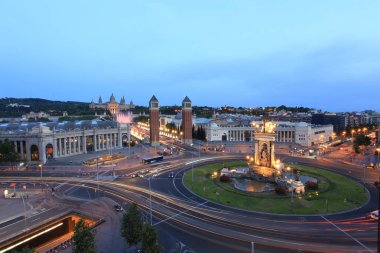 Işıklı Espana Meydanı, Barcelona