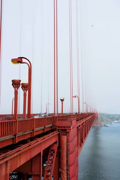 Golden Gate Bridge Dans Brouillard Matin San Francisco — Photo