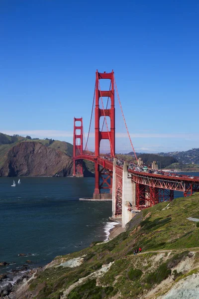 Puente Golden Gate Día Soleado San Francisco — Foto de Stock