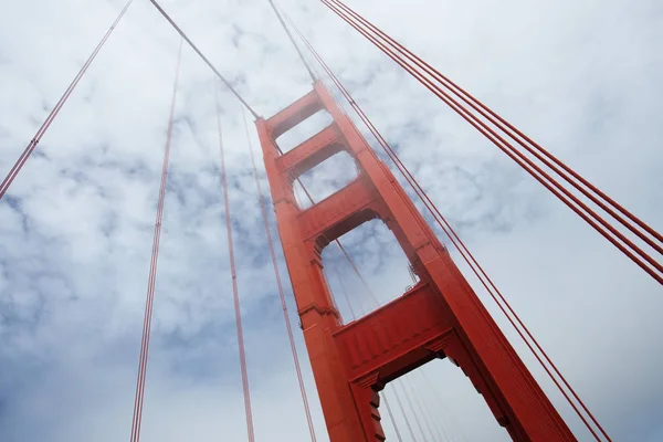 Puente Golden Gate Niebla Matutina San Francisco — Foto de Stock