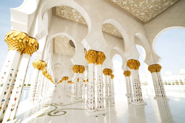 Velká Mešita Šejka Zayeda Abú Dhabi Interiéru — Stock fotografie