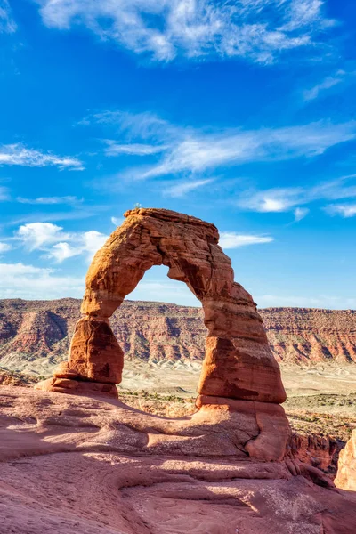 Hassas Arch Arches National Park, gündoğumu, Utah, ABD