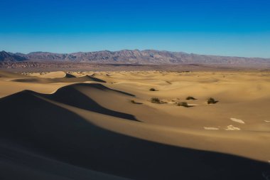 Sand Dunes Sunset Death Valley Ulusal Parkı, Kaliforniya'da
