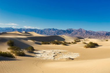 Sand Dunes Sunset Death Valley Ulusal Parkı, Kaliforniya'da