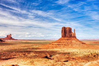 Monument Valley Arizona ve Utah, Amerika S arasındaki sınırda