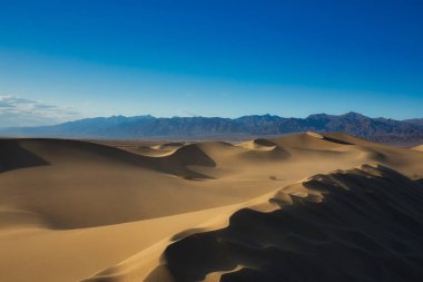 Sand Dunes Sunset Death Valley Ulusal Parkı, Kaliforniya'da
