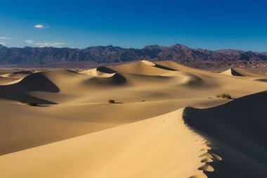Sand Dunes Sunset Death Valley Ulusal Parkı, Kaliforniya'da