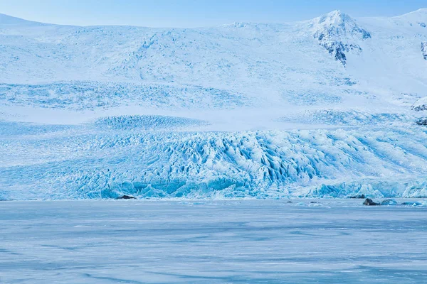 Fjalls � � rl � � n Gletscherlagune in skaftafell np, Island — Stockfoto