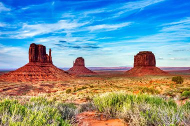 Monument Valley Arizona ve Utah, Amerika S arasındaki sınırda