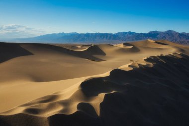 Sand Dunes Sunset Death Valley Ulusal Parkı, Kaliforniya'da