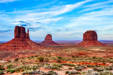 Monument Valley Arizona ve Utah, Amerika S arasındaki sınırda