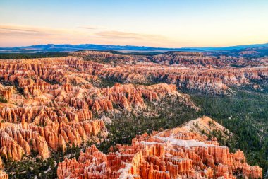 Bryce Canyon Ulusal Parkı Sunrise 'da, Bryce Point, Utah, ABD 
