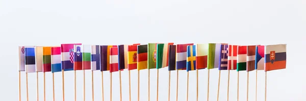 Flags European Union Members Great Britain — Stock Photo, Image