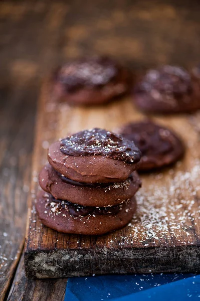 Biscuits Chocolat Frais Pour Noël — Photo