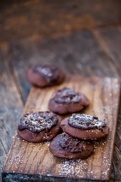 Biscuits Chocolat Frais Pour Noël — Photo
