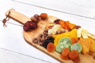 Vacaville Fruit Co. Inc. , Ca - 01 Nisan 2019. Premium meyve ve fındık bambu şarap kurulu. Açıklayıcı Editoryal.