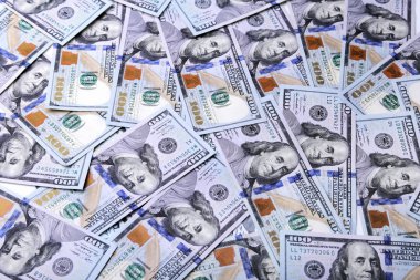 Bir tomar para. Amerikan parasının geçmişi 100 dolar..