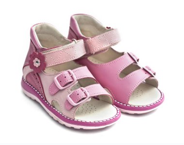 Beyaz arka plan üzerinde izole pembe Ayakkabı