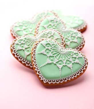 Ev yapımı zencefilli kurabiyeler.