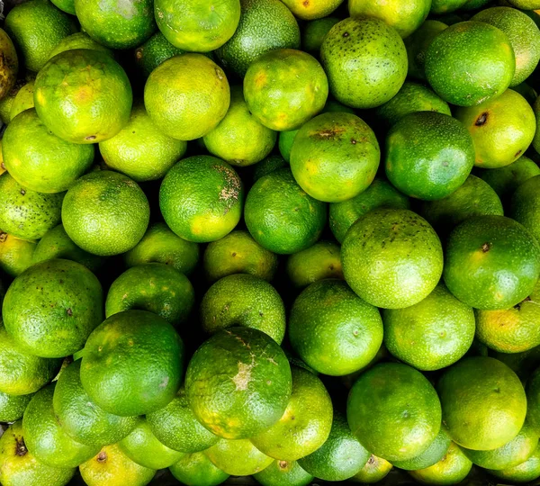 Bunch Vibrant Sweet Green Lemon — Stock Photo, Image