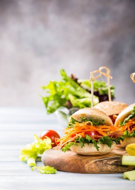 Lezzetli mini burgerler