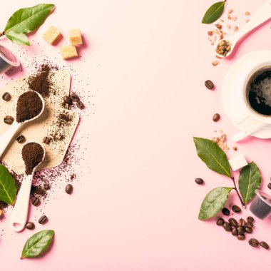 Kahveli yemek arkaplanı.