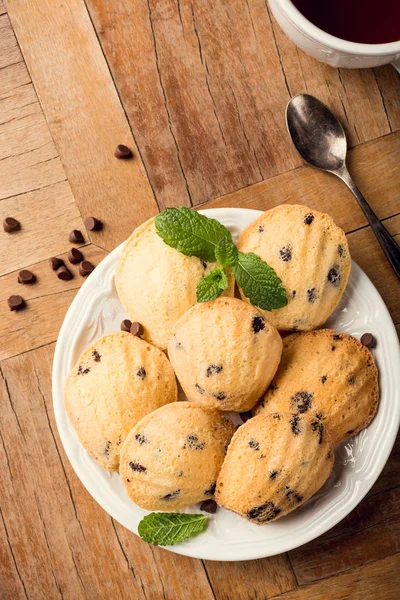 Domácí sušenky Madeleine — Stock fotografie