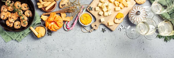 Mesa de cena de Navidad — Foto de Stock