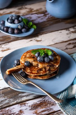 Çikolata damlaları ile lezzetli krep