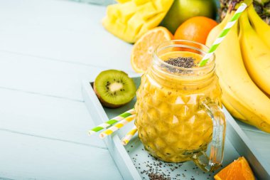 chia tohumu ile smoothie suyu