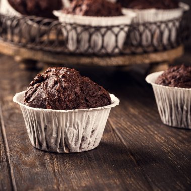 Lezzetli çikolatalı muzlu kekler