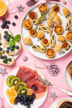 Noel akşam yemeği parti masa