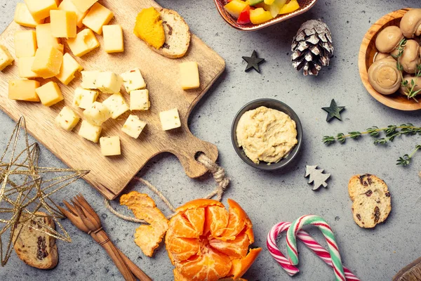 Mesa de jantar de Natal — Fotografia de Stock