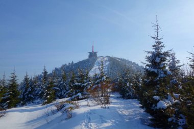 Lysa Hora denilen en yüksek Dağı iz hiking.