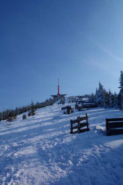 Lysa Hora denilen en yüksek Dağı iz hiking.
