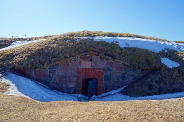 Suomenlinna (Sveaborg), Unesco Dünya Mirası sit alanı kış aylarında