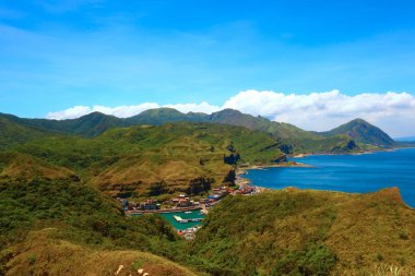 Tayvan Kuzey parçası etrafında dağlar.