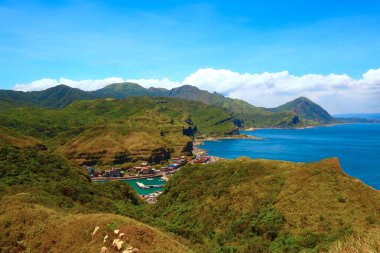 Tayvan Kuzey parçası etrafında dağlar.